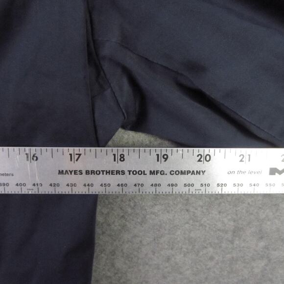 Esprit Trench Coat Womens 8 Navy Blue Double Breasted Belted Cuffs Back Vent - Picture 6 of 9